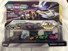 Micro Machines Garage Icon's #06 w/ Rat Rod, Recluse, Quetzal and Morab