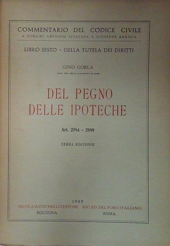 Gorla del pegno delle - gorla, ipoteche