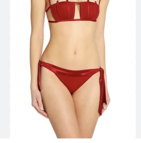 Bikini rosso perla fondo - bikini,