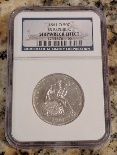 Ngc 1861 liberty seduto - ngc, 1861-o