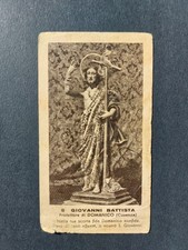 santino holy card S. Giovanni Battista Protettore di Domanico (CS)