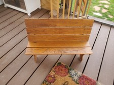 Bellissima panca antica in legno per bambini