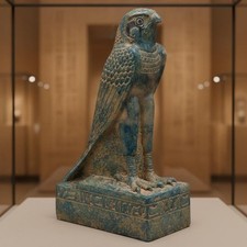 Antico Dio Egizio Horus Statua
