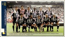 Cartolina calcio formazione