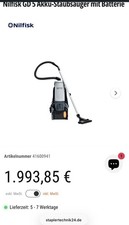 Nilfisk GD5 Back Aspiratore