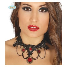 Collana Con Pietre Rosse da