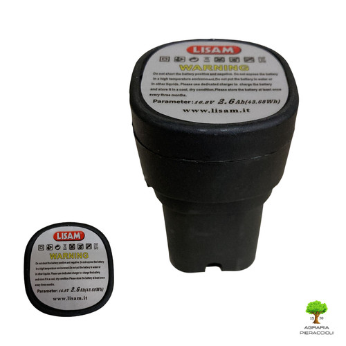 Batteria lisam 6ah per - 16.8v, 2.6ah