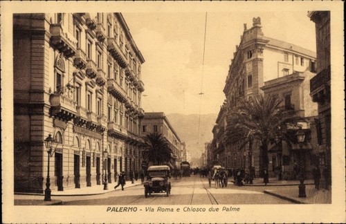 Cartolina palermo sicilia - palermo,