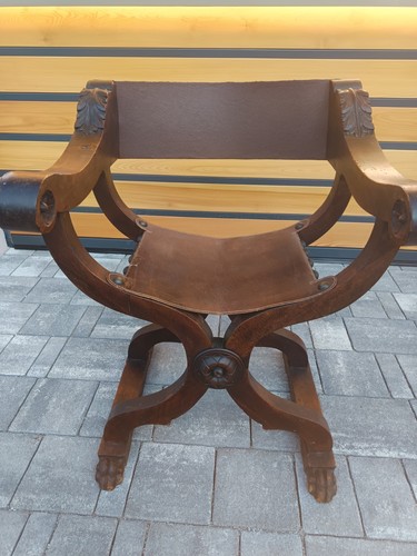 Antica sedia legno - in,