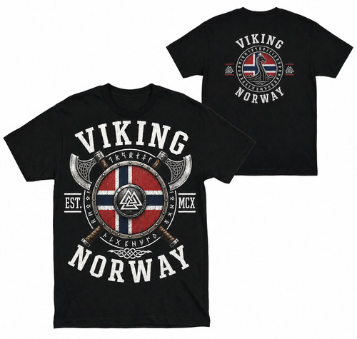 Shirt norvegese bandiera - norvegese,