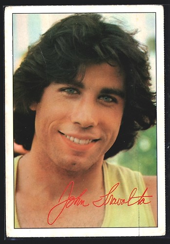 Cartolina attore john travolta - cartolina,