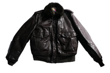 Schott Leather Bomber Flight Jacket I-S-674-M-S Size 44 USA Made