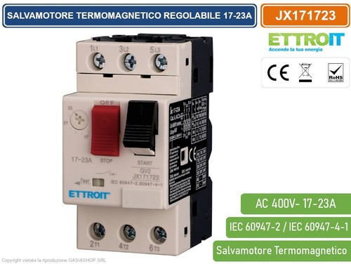 Salvamotore termomagnetico - salvamotore,