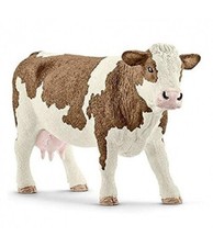 Mucca pezzata rossa schleich - pezzata,