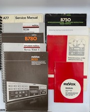 Revox instruction manuals - instruction,