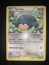 carta Pokemon Snorlax 26/39 Kalos Starter Set Ita Italiano