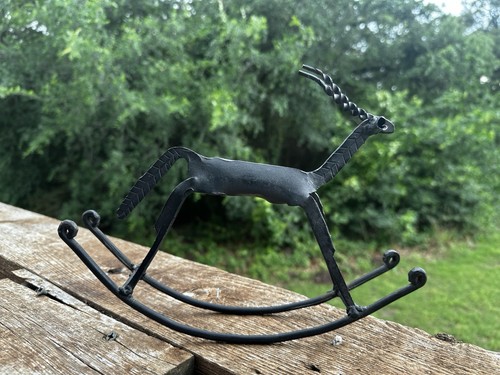 Scultura cavallo dondolo - scultura,