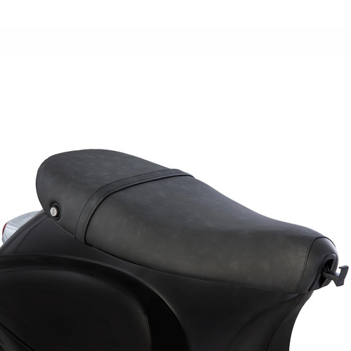 Sella biposto nera con cinghia - con,