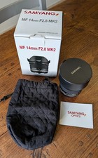Objectif samyang 14mm ed - samyang,
