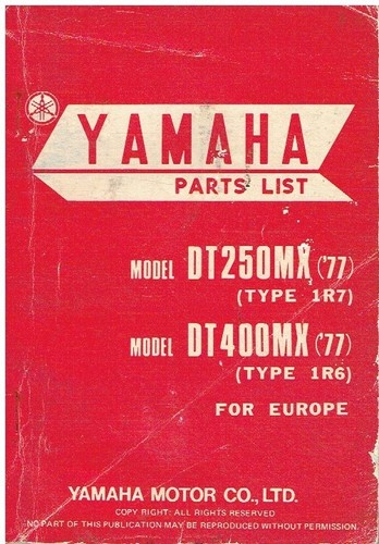 Catalogo ricambi yamaha - ricambi,