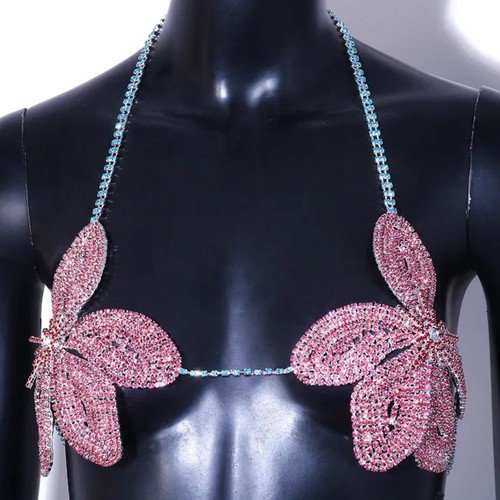 Reggiseno donna strass petto