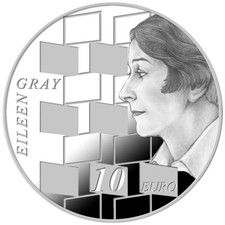 Moneta Argento Eileen Gray