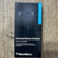 Cuffie auricolari stereo universali BlackBerry per Z10, Z30, Q5, Q10 e iPhone