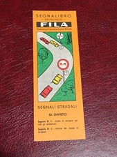 Segnalibro Fila - Segnali Stradali - Divieto - Retro Rosso Giotto