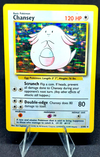 Carta pokemon chansey - pokemon,
