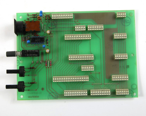 Scheda originale studer - scheda,