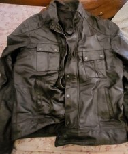 Giubbetto stile chiodo Large-Giubbetto Vera Pelle Vintage Anni 80/90 ITA