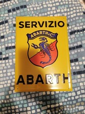 Targa in metallo insegna