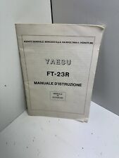 operating manual yaesu ft-23r manuale uso ricetrasmittente radio japan