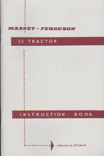Massey ferguson tractor - massey, "35"