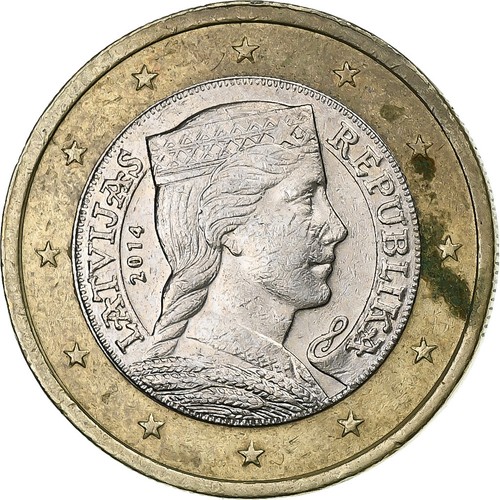 1165320 latvia euro - euro,, 2014