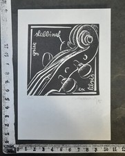 WUNDERKAMMER C EXLIBRIS 642 " VIOLINO " - * ROEL SLABBINCK * - X SIGNED