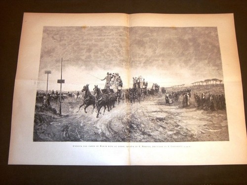 Stampa enorme del 1886 - , uscita