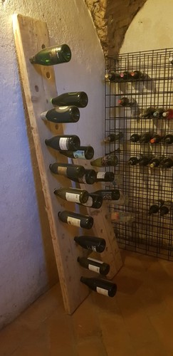 Porta bottiglie vino legno - porta,