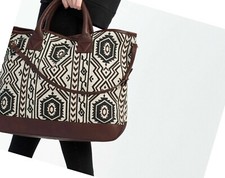 ZARA GRANDE BORSA TOTE STAMPA