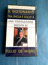 Cassetta VHS - Il Dizionario tra lingua e società - Tullio De Mauro - UTET 1999