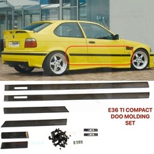 Modanature laterali carrozzeria per BMW E36 COMPACT 1993-2000 M3 2D Modanatur...