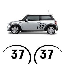Adesivi laterali numeri per