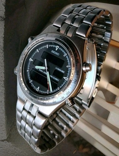 Seiko chrono ana digit - chrono, world