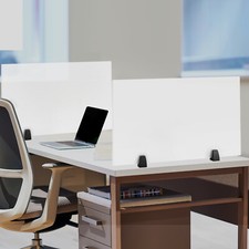 Clear Acrylic Plexiglass Sneeze Guard Barrier Screen Food Shield Desk Divider