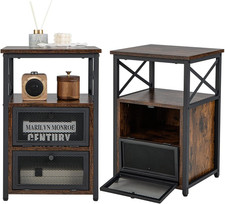 Set Di 2 Comodini a 4 Ripiani