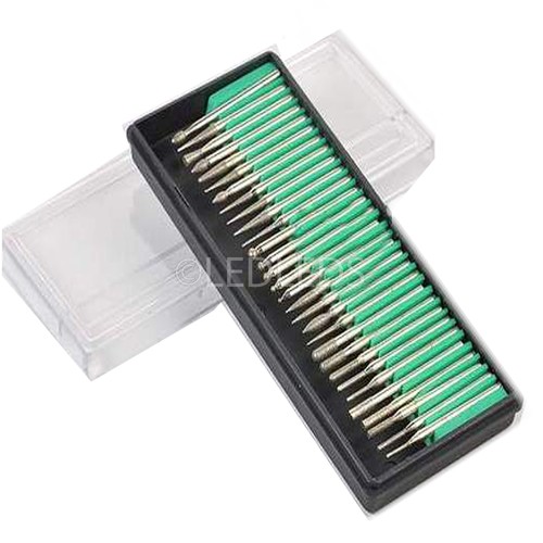 Frese diamantate gambo 3mm - 30,