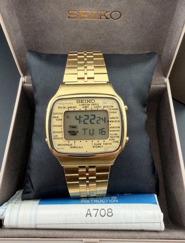 Seiko a708 5000 world - seiko, a708-5000