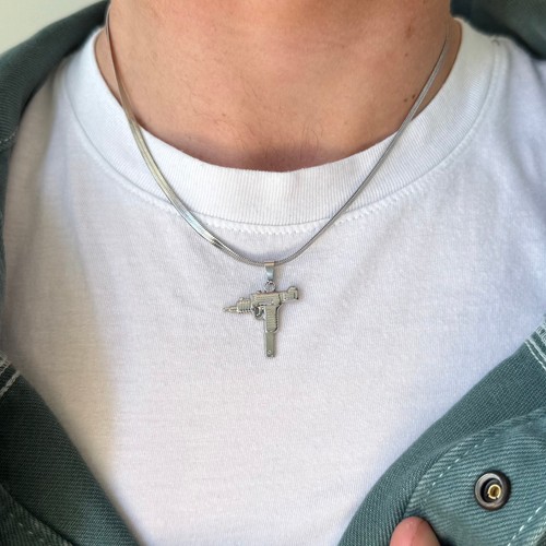 Collana ciondolo pistola - ciondolo,