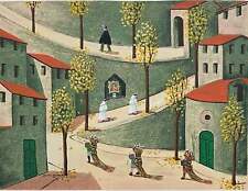 Le fascine Norberto Proietti Opera SERIGRAFIA su Carta Numerata Firmata 70x50