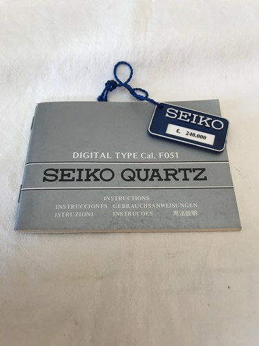Seiko digital type - digital, f051